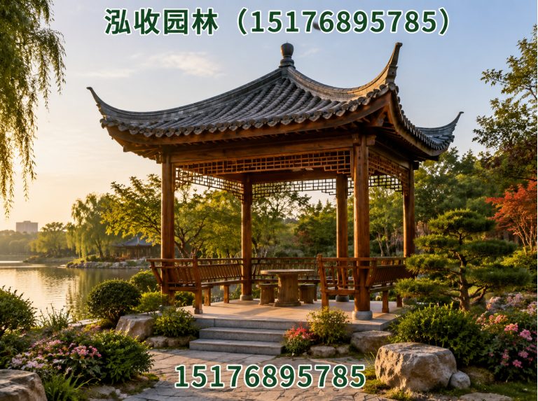 宜昌防腐木凉亭展示图